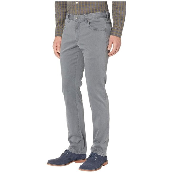 Tommy Bahama Men's 32W x 34L Fog Grey Boracay Five-Pocket Stretch Chino Pant - Picture 2 of 12